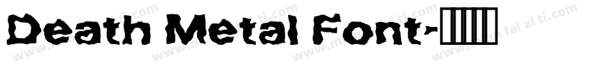 Death Metal Font字体转换